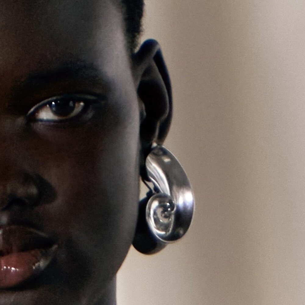 ZARA SEMI - CIRCULAR EARRINGS